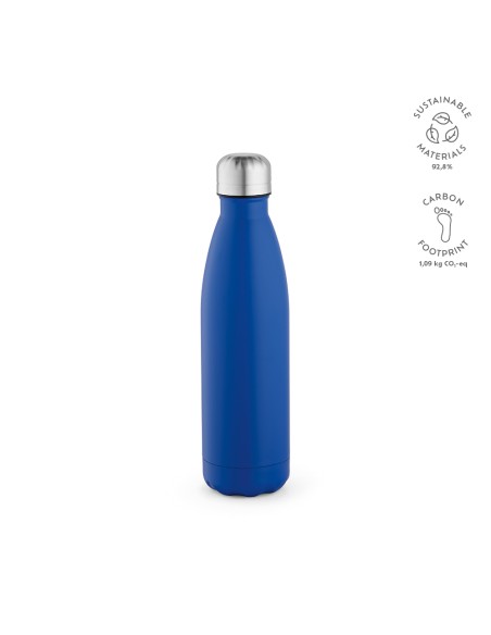 Botella de acero inoxidable reciclado Mississippi doble capa colores mate 530ml PERSONALIZABLE