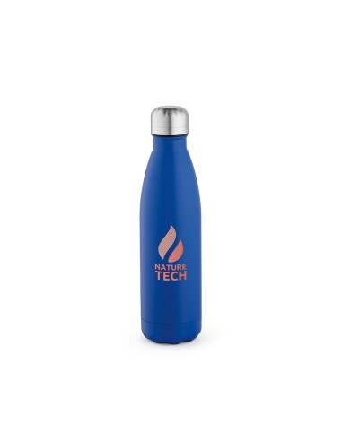 Botella de acero inoxidable reciclado Mississippi doble capa colores mate 530ml PERSONALIZABLE