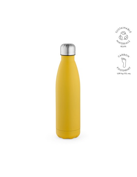 Botella de acero inoxidable reciclado Mississippi doble capa colores mate 530ml PERSONALIZABLE
