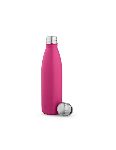Botella de acero inoxidable reciclado Mississippi doble capa colores mate 530ml PERSONALIZABLE