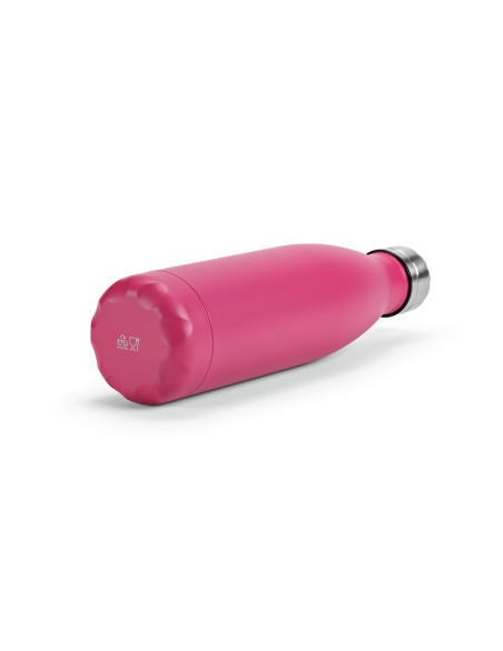 Botella de acero inoxidable reciclado Mississippi doble capa colores mate 530ml PERSONALIZABLE