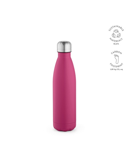Botella de acero inoxidable reciclado Mississippi doble capa colores mate 530ml PERSONALIZABLE