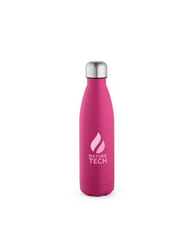Botella de acero inoxidable reciclado Mississippi doble capa colores mate 530ml PERSONALIZABLE