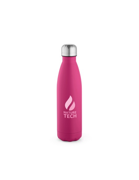 Botella de acero inoxidable reciclado Mississippi doble capa colores mate 530ml PERSONALIZABLE