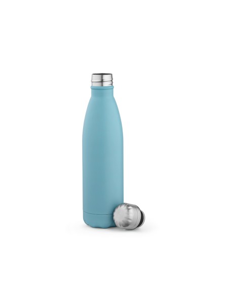 Botella de acero inoxidable reciclado Mississippi doble capa colores mate 530ml PERSONALIZABLE
