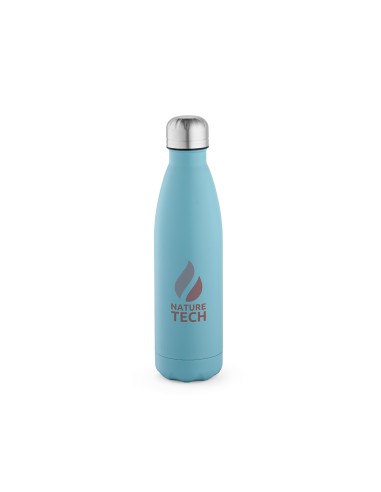 Botella de acero inoxidable reciclado Mississippi doble capa colores mate 530ml PERSONALIZABLE