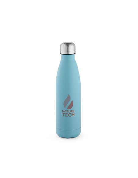Botella de acero inoxidable reciclado Mississippi doble capa colores mate 530ml PERSONALIZABLE