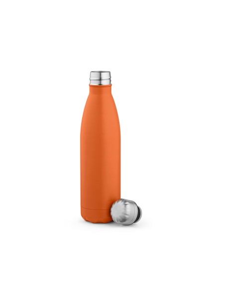 Botella de acero inoxidable reciclado Mississippi doble capa colores mate 530ml PERSONALIZABLE