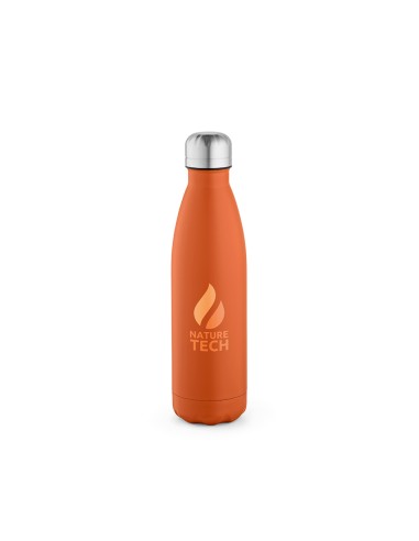 Botella de acero inoxidable reciclado Mississippi doble capa colores mate 530ml PERSONALIZABLE