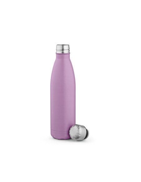 Botella de acero inoxidable reciclado Mississippi doble capa colores mate 530ml PERSONALIZABLE