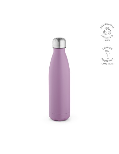 Botella de acero inoxidable reciclado Mississippi doble capa colores mate 530ml PERSONALIZABLE