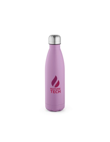 Botella de acero inoxidable reciclado Mississippi doble capa colores mate 530ml PERSONALIZABLE
