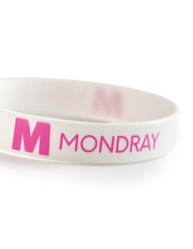 Pulsera de silicona Bognor PERSONALIZABLE