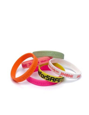 Pulsera de silicona Bognor PERSONALIZABLE