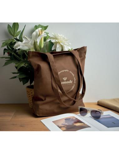 Bolsa de canvas de 270 g/m2 Boltaña con fuelle PERSONALIZABLE