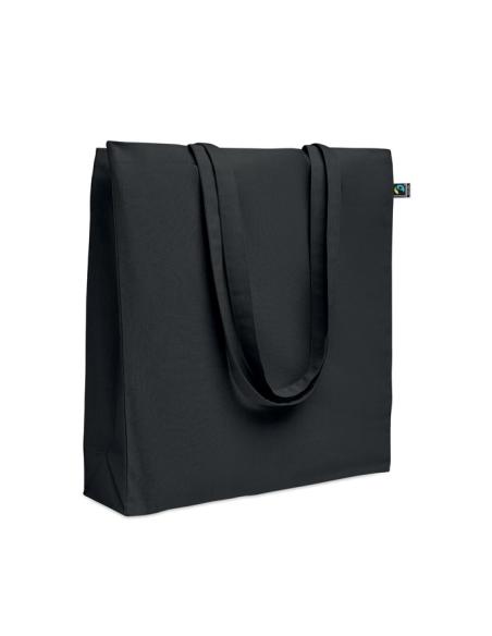 Bolsa de tela Aracena algodón Fairtrade 180g/m2 con fuelle PERSONALIZABLE
