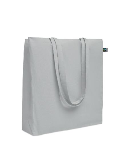 Bolsa de tela Aracena algodón Fairtrade 180g/m2 con fuelle PERSONALIZABLE