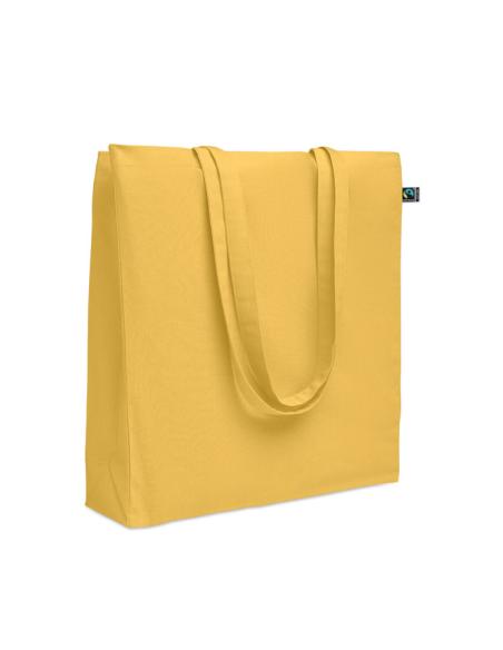 Bolsa de tela Aracena algodón Fairtrade 180g/m2 con fuelle PERSONALIZABLE