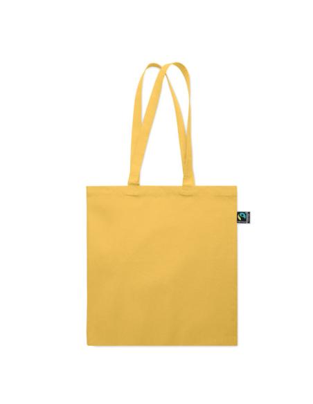 Bolsa de tela Aracena algodón Fairtrade 180g/m2 con fuelle PERSONALIZABLE