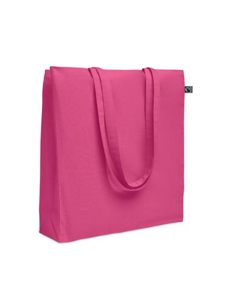 Bolsa de tela Aracena algodón Fairtrade 180g/m2 con fuelle PERSONALIZABLE