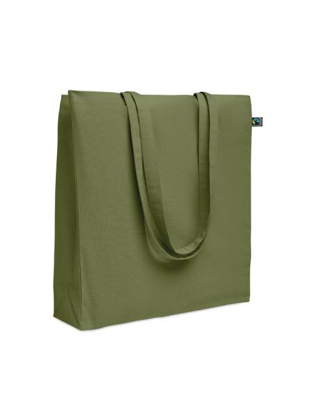 Bolsa de tela Aracena algodón Fairtrade 180g/m2 con fuelle PERSONALIZABLE