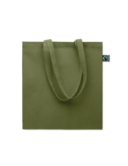 Bolsa de tela Aracena algodón Fairtrade 180g/m2 con fuelle PERSONALIZABLE