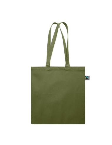 Bolsa de tela Aracena algodón Fairtrade 180g/m2 con fuelle PERSONALIZABLE