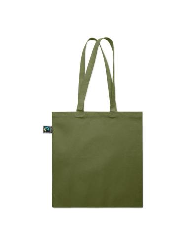 Bolsa de tela Aracena algodón Fairtrade 180g/m2 con fuelle PERSONALIZABLE