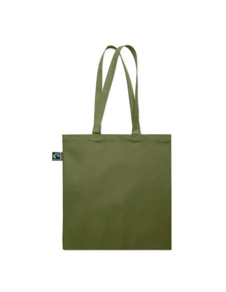 Bolsa de tela Aracena algodón Fairtrade 180g/m2 con fuelle PERSONALIZABLE