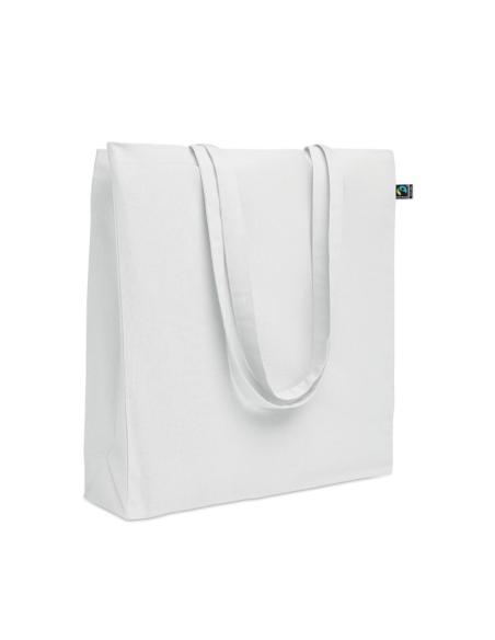 Bolsa de tela Aracena algodón Fairtrade 180g/m2 con fuelle PERSONALIZABLE