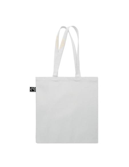 Bolsa de tela Aracena algodón Fairtrade 180g/m2 con fuelle PERSONALIZABLE