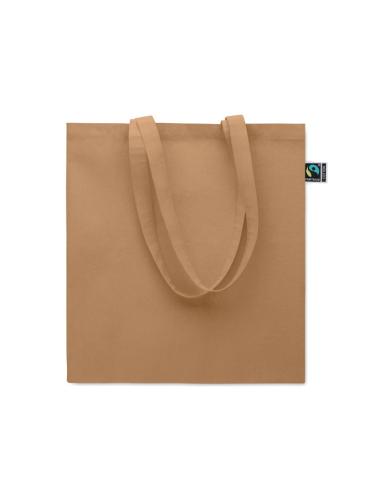 Bolsa de tela Aracena algodón Fairtrade 180g/m2 con fuelle PERSONALIZABLE