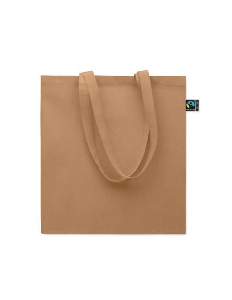 Bolsa de tela Aracena algodón Fairtrade 180g/m2 con fuelle PERSONALIZABLE