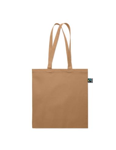 Bolsa de tela Aracena algodón Fairtrade 180g/m2 con fuelle PERSONALIZABLE