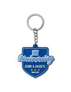 Llavero de PVC Scarborough con forma variable logo a 1 cara PERSONALIZABLE 2