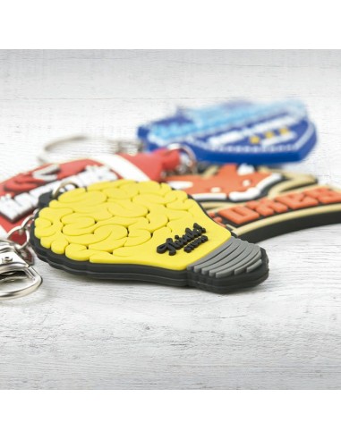 Llavero de PVC Scarborough con forma variable logo a 1 cara PERSONALIZABLE