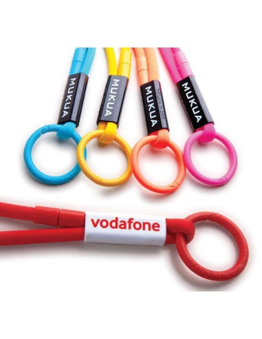 Lanyard tubular configurable con cierre de seguridad PERSONALIZABLE