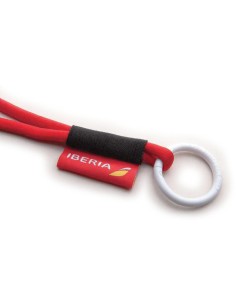 Lanyard tubular configurable con elástico y etiqueta PERSONALIZABLE 2