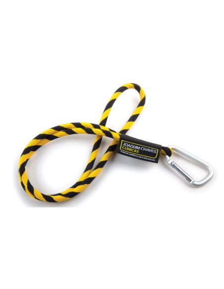 Lanyard tubular configurable con elástico y etiqueta PERSONALIZABLE