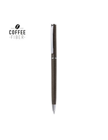 Bolígrafo de fibra de café Trall giratorio PERSONALIZABLE