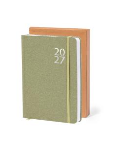 Agenda Florian de cartón reciclado A5 día página PERSONALIZABLE 2