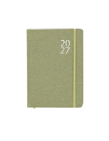 Agenda Florian de cartón reciclado A5 día página PERSONALIZABLE