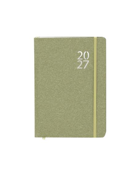Agenda Florian de cartón reciclado A5 día página PERSONALIZABLE