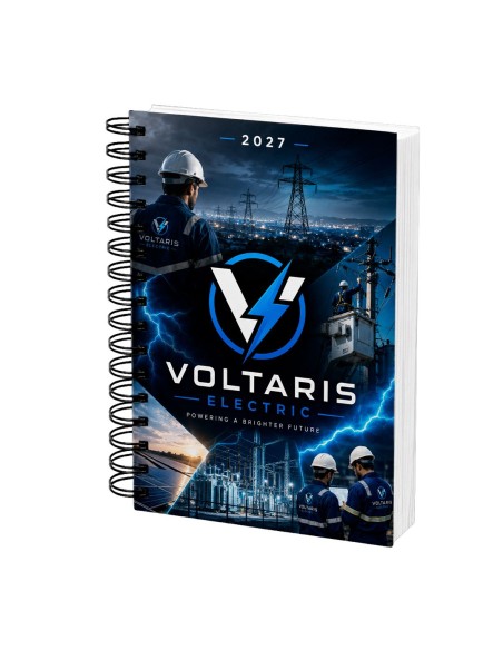 Agenda A5 anillas página día PERSONALIZABLE
