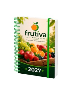 Agenda A5 anillas página día PERSONALIZABLE