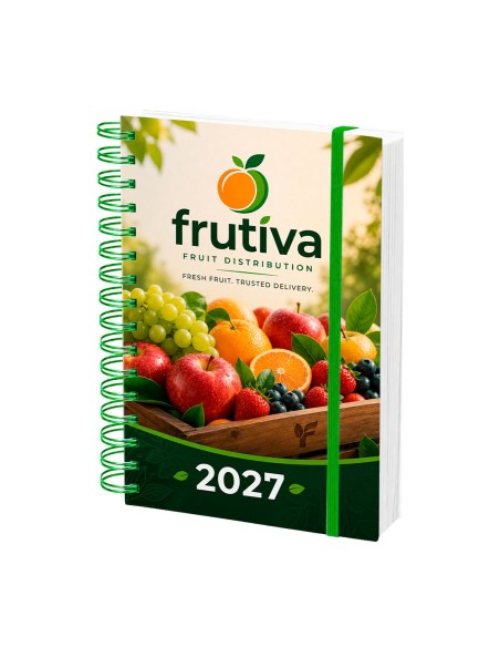 Agenda A5 anillas página día PERSONALIZABLE