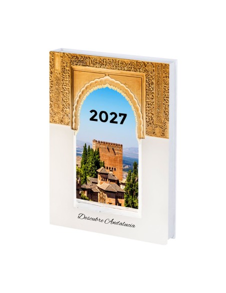 Agenda A5 acabado cosido página día totalmente PERSONALIZABLE