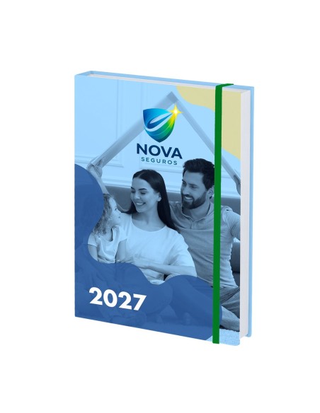 Agenda A5 acabado cosido página día totalmente PERSONALIZABLE