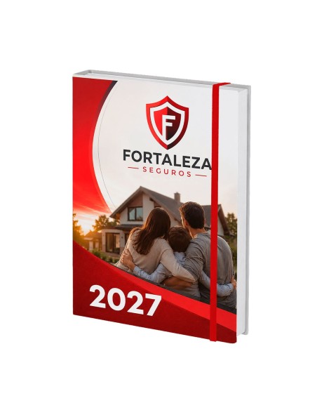 Agenda A5 acabado cosido página día totalmente PERSONALIZABLE