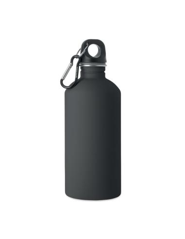Botella de acero inoxidable reciclado Astorga pared simple acabado goma 500ml PERSONALIZABLE